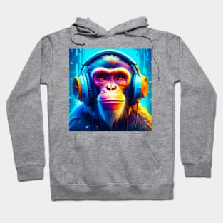 Monkey Headphones Hoodie